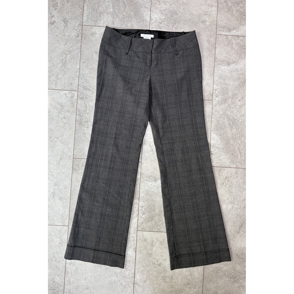 Charlotte Russe Women's Size 9 Y2K Low Rise Plaid Bootcut Pants Coquette
